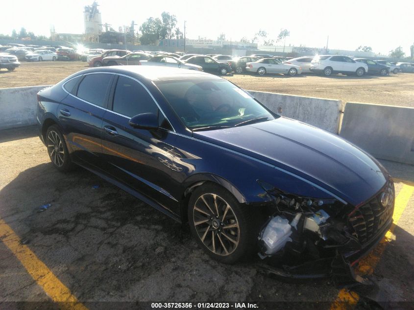 2021 HYUNDAI SONATA LIMITED VIN: 5NPEH4J29MH075052