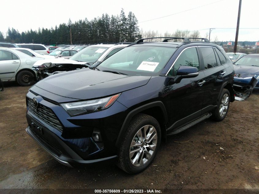 2022 TOYOTA RAV4 LIMITED VIN: 2T3N1RFV3NW291641