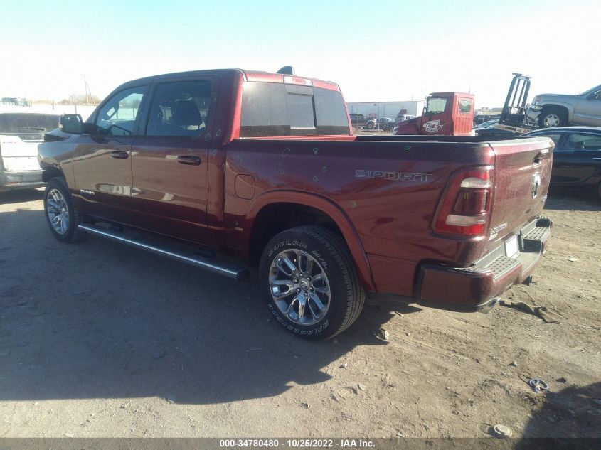 2022 RAM 1500 LARAMIE VIN: 1C6SRFJT6NN284942