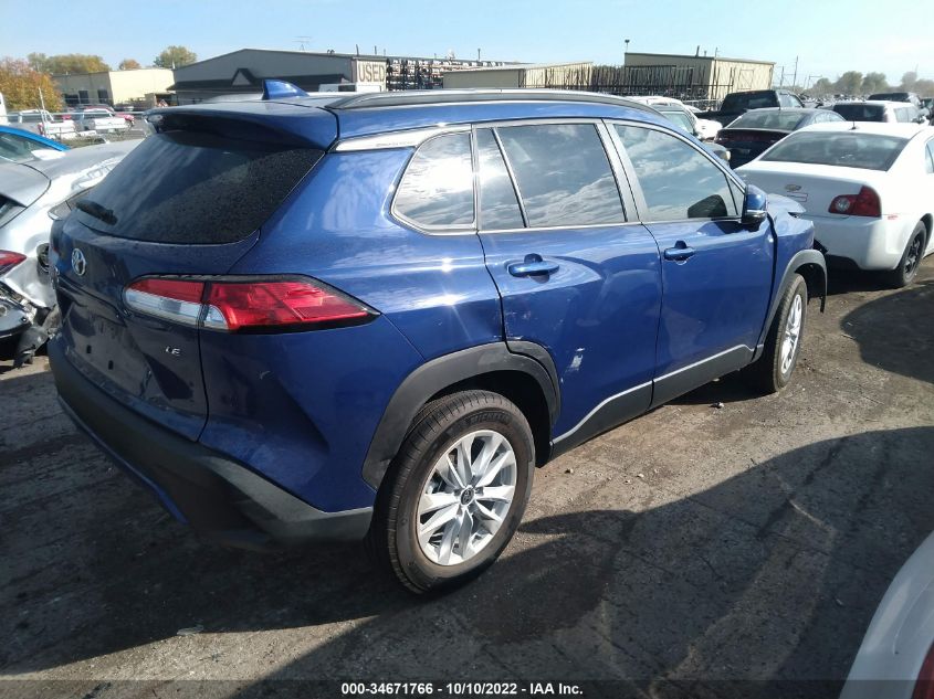 2022 TOYOTA COROLLA CROSS LE VIN: 7MUCAAAG6NV019822