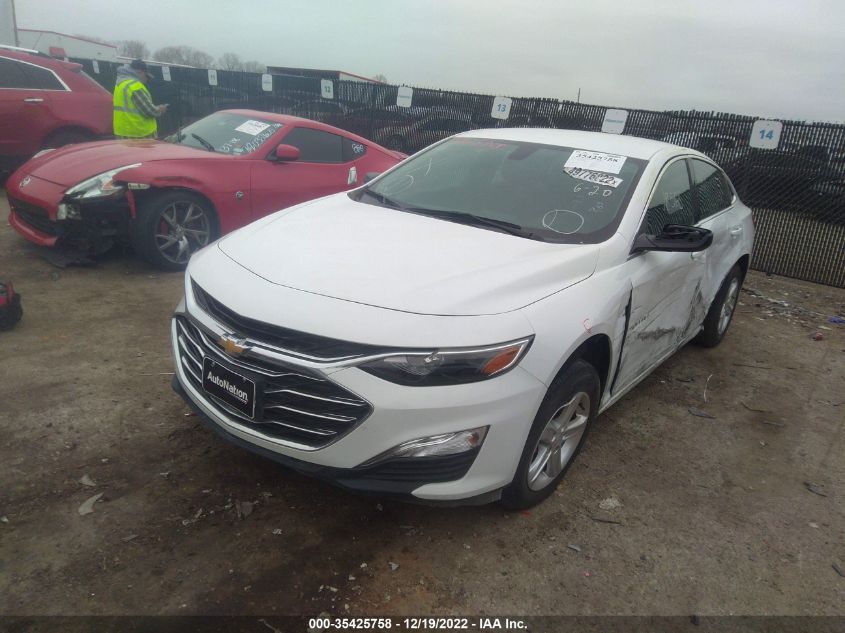 2021 CHEVROLET MALIBU LS VIN: 1G1ZB5ST9MF039610