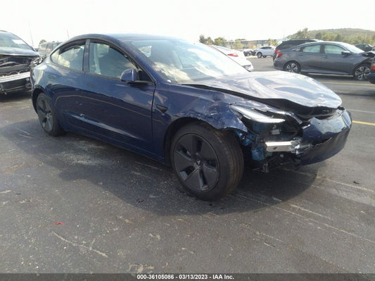 2022 TESLA MODEL 3 VIN: 5YJ3E1EAXNF184748