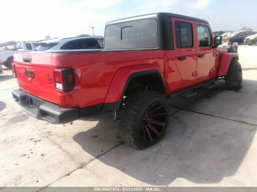 2022 JEEP GLADIATOR WILLYS VIN: 1C6HJTAG7NL169846