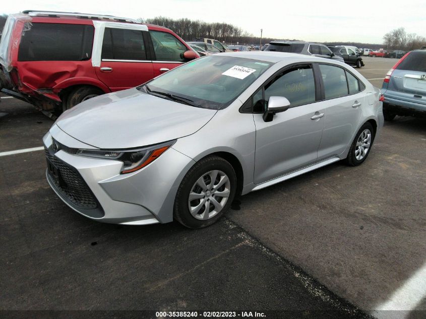 2021 TOYOTA COROLLA LE VIN: 5YFEPMAE9MP236516