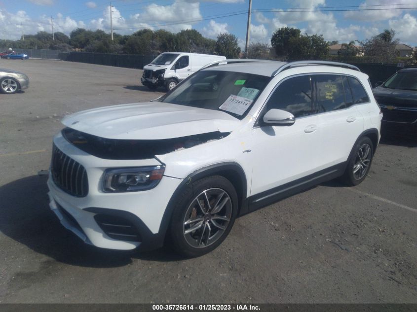 2021 MERCEDES-BENZ GLB AMG GLB 35 VIN: W1N4M5BB3MW105791