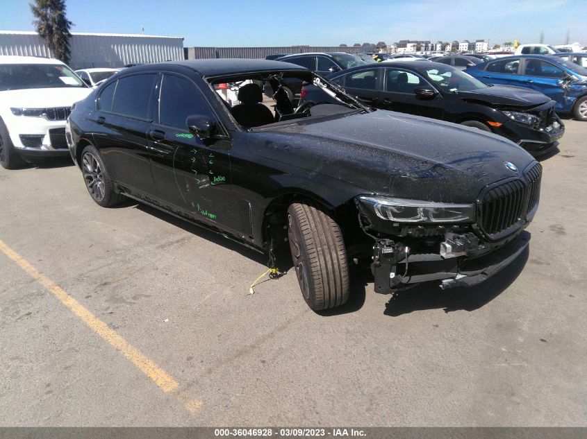 2022 BMW 7 SERIES 740I VIN: WBA7T2C00NCJ49539