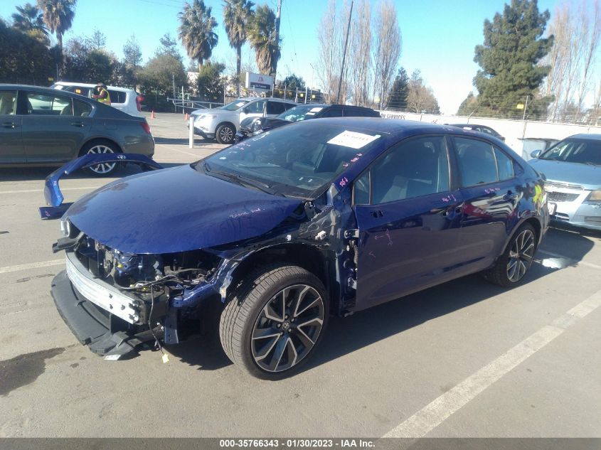 2022 TOYOTA COROLLA SE/SE NIGHTSHADE/APEX SE VIN: 5YFS4MCE0NP111981