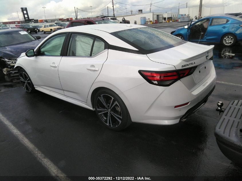 2022 NISSAN SENTRA SR VIN: 3N1AB8DV0NY287987