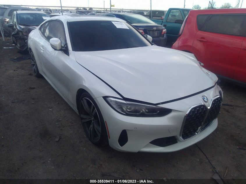2021 BMW 4 SERIES 430I VIN: WBA53AP02MCG09393