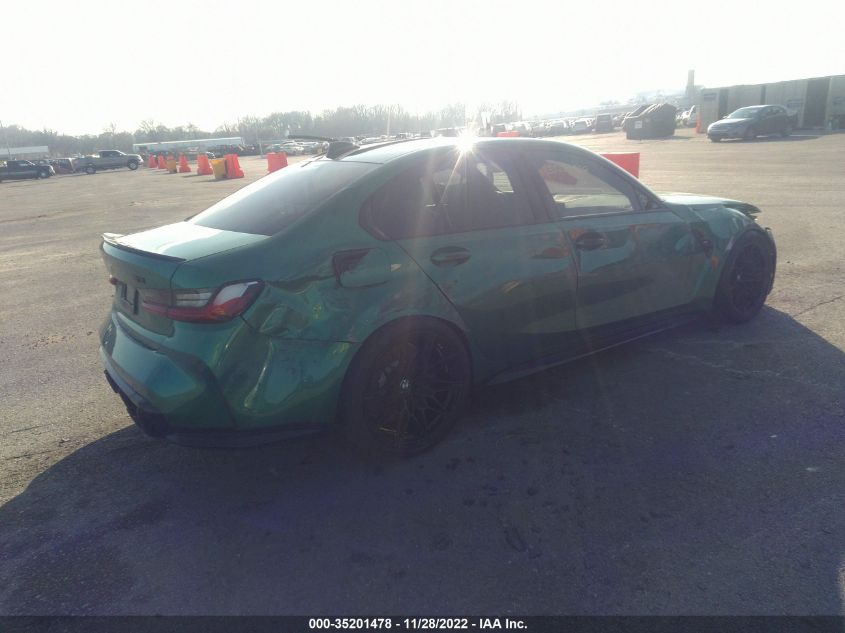 2021 BMW M3 VIN: WBS53AY04MFK75616