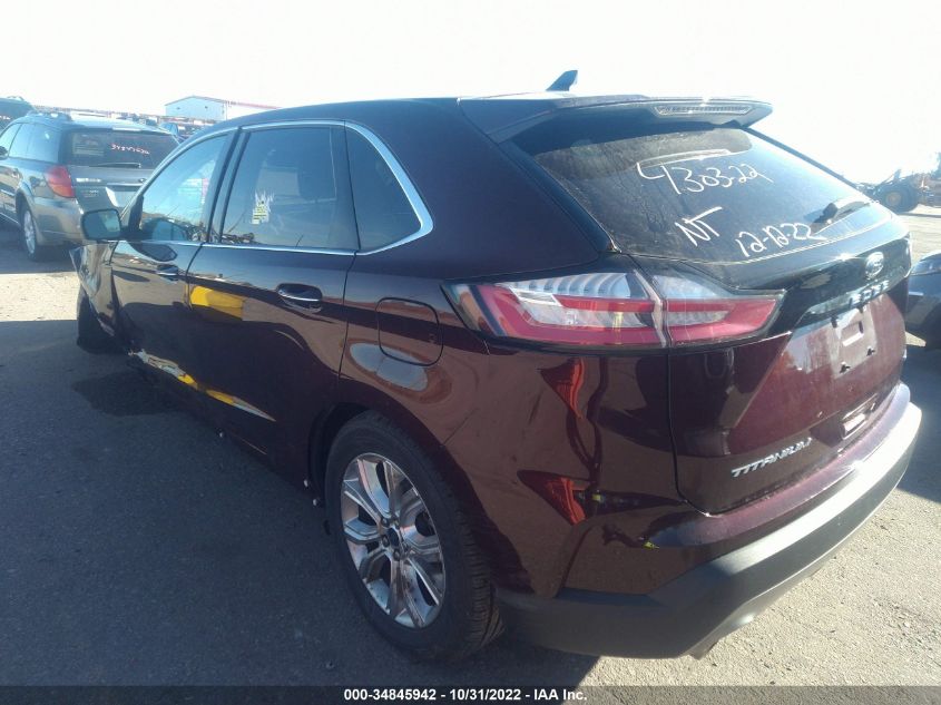 2022 FORD EDGE TITANIUM VIN: 2FMPK4K98NBA34457