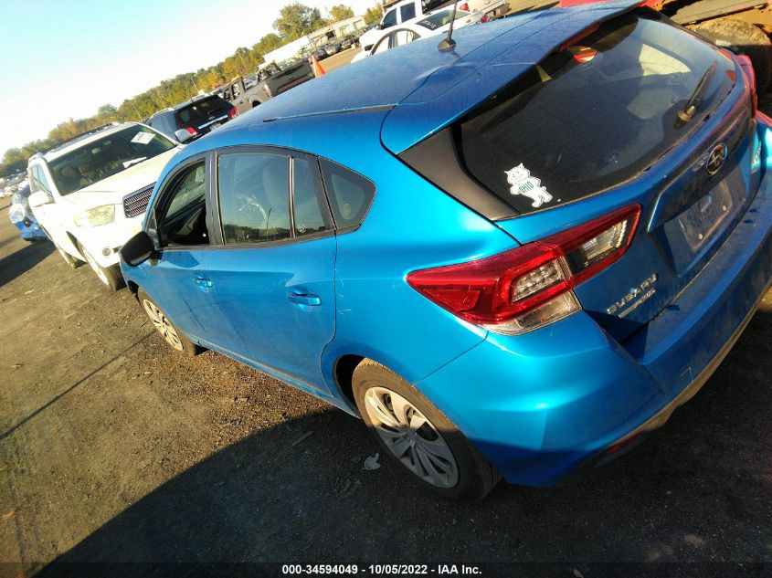 2022 SUBARU IMPREZA VIN: 4S3GTAB6XN3708310