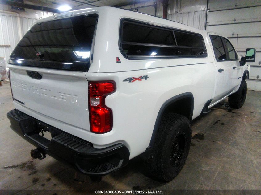 2021 CHEVROLET SILVERADO 3500HD WORK TRUCK VIN: 1GC4YSEYXMF104695