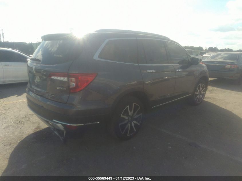 2021 HONDA PILOT TOURING 8-PASSENGER VIN: 5FNYF5H99MB037489