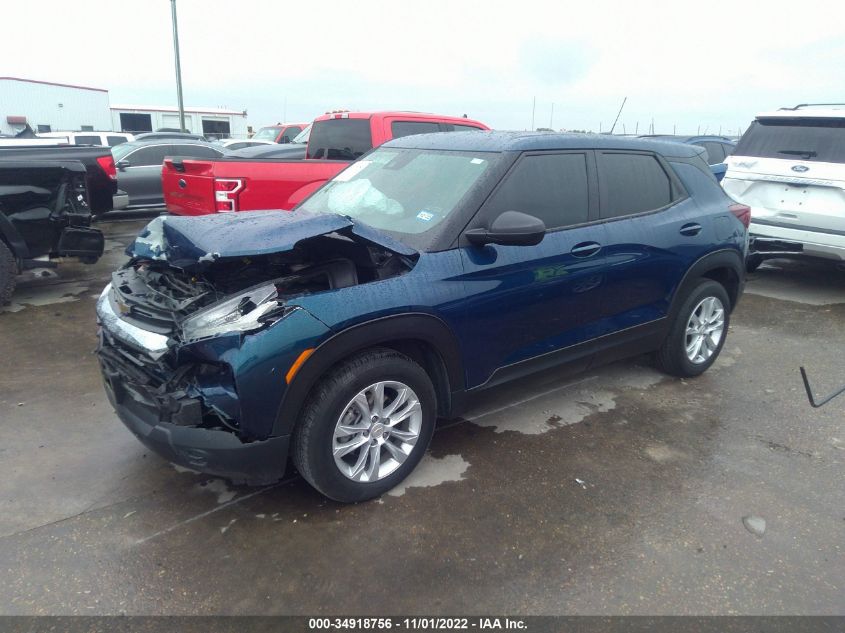 2021 CHEVROLET TRAILBLAZER LS VIN: KL79MMS27MB070376