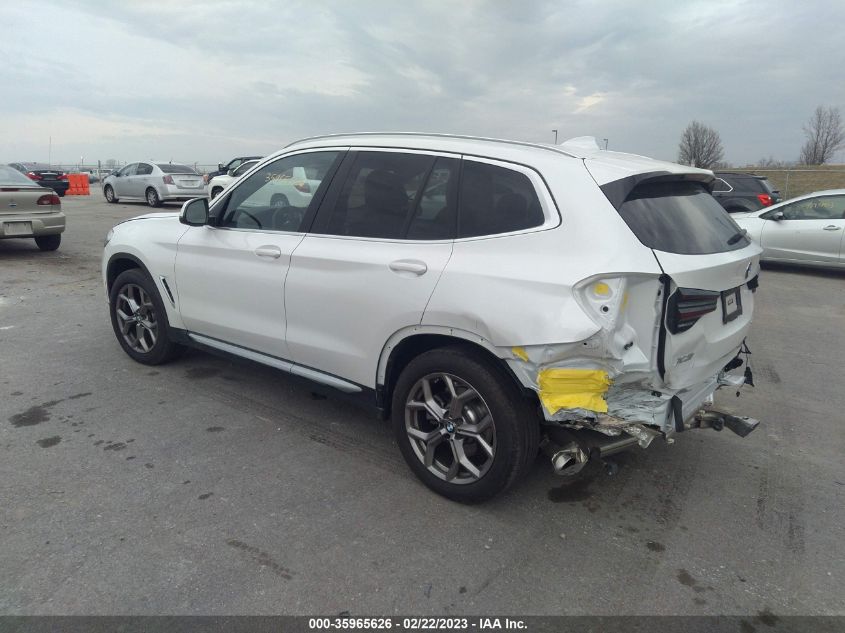 2022 BMW X3 XDRIVE30I VIN: WBX57DP09NN174824