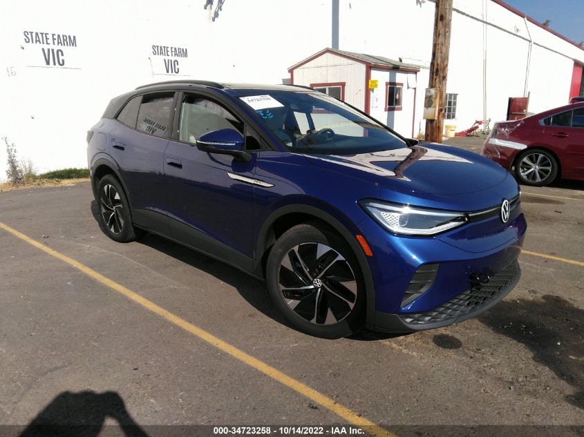 2021 VOLKSWAGEN ID.4 PRO S VIN: WVGTMPE26MP030763
