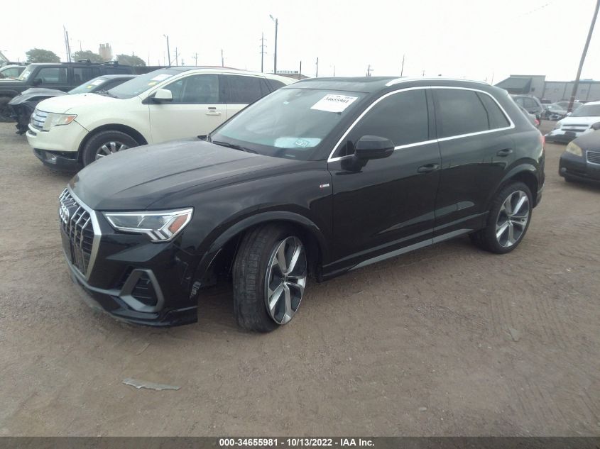 2021 AUDI Q3 S LINE PREMIUM PLUS VIN: WA1EECF39M1132890