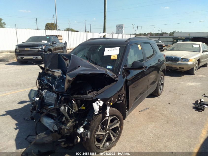 2022 CHEVROLET TRAILBLAZER RS VIN: KL79MTSL3NB109212