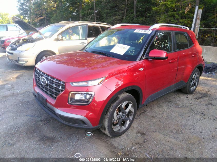2022 HYUNDAI VENUE SEL VIN: KMHRC8A33NU143834
