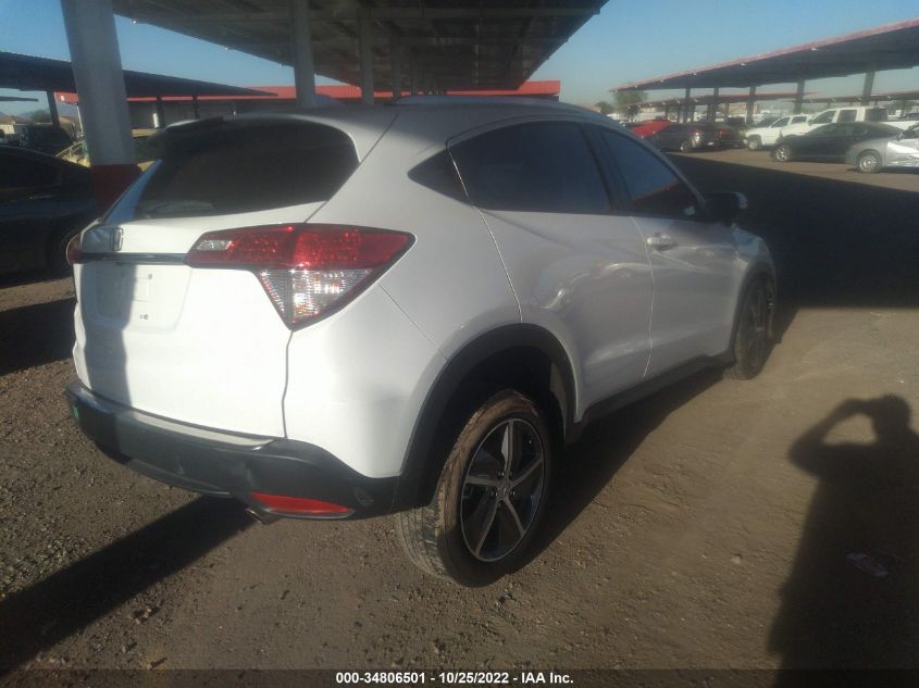 2022 HONDA HR-V EX VIN: 3CZRU5H51NM717255