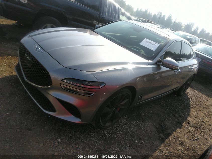 2022 GENESIS G70 3.3T VIN: KMTG54TE3NU098635