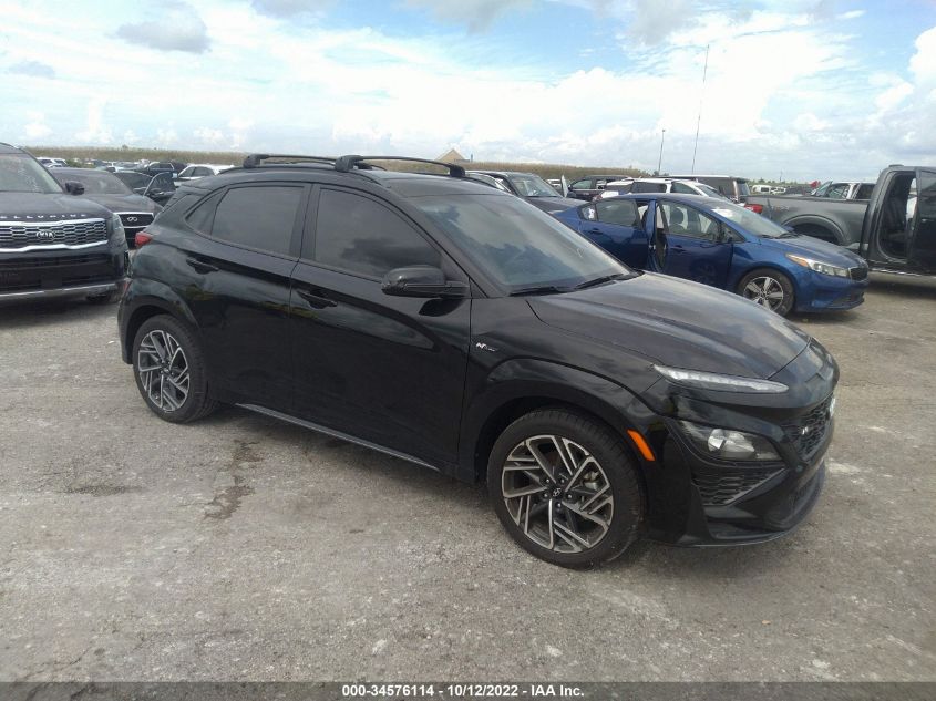 2022 HYUNDAI KONA N LINE VIN: KM8K33A34NU856777