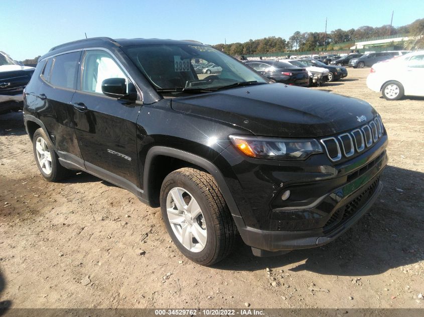 2022 JEEP COMPASS LATITUDE VIN: 3C4NJDBB1NT121610