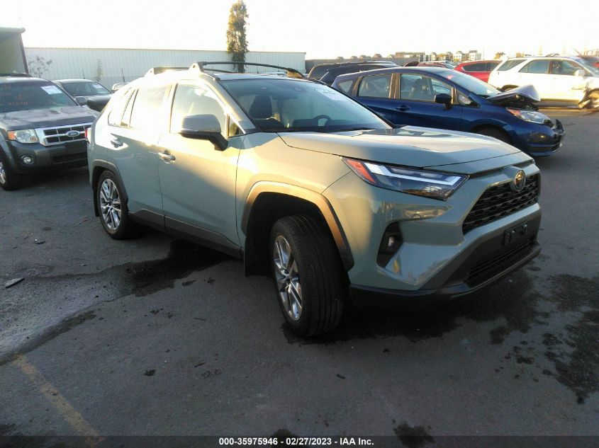 2022 TOYOTA RAV4 XLE PREMIUM VIN: 2T3C1RFV4NW217958