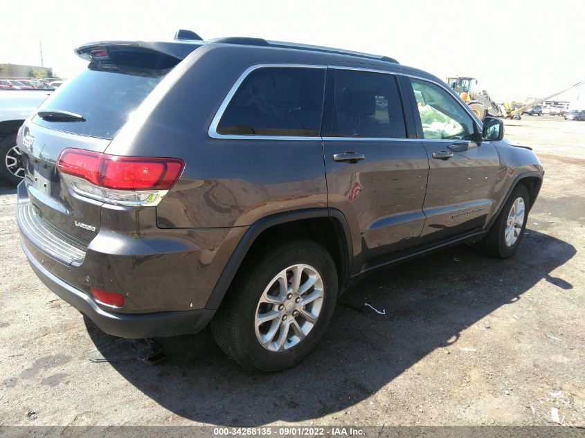 2021 JEEP GRAND CHEROKEE LAREDO X VIN: 1C4RJEAG9MC658479