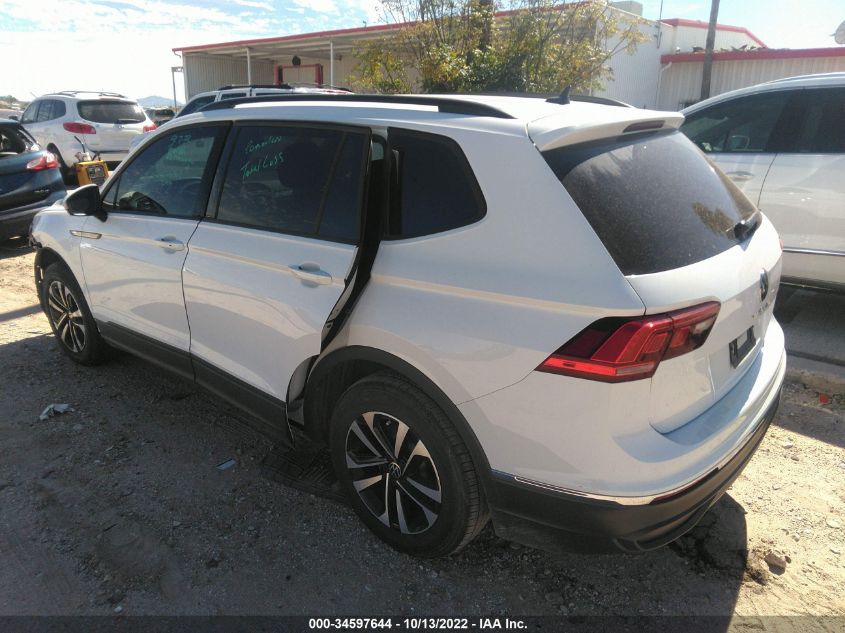 2022 VOLKSWAGEN TIGUAN S VIN: 3VV1B7AXXNM004422