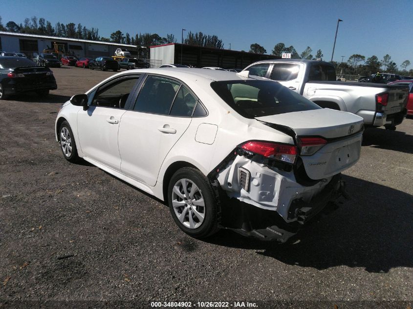 2022 TOYOTA COROLLA LE VIN: JTDEPMAE6N3016020