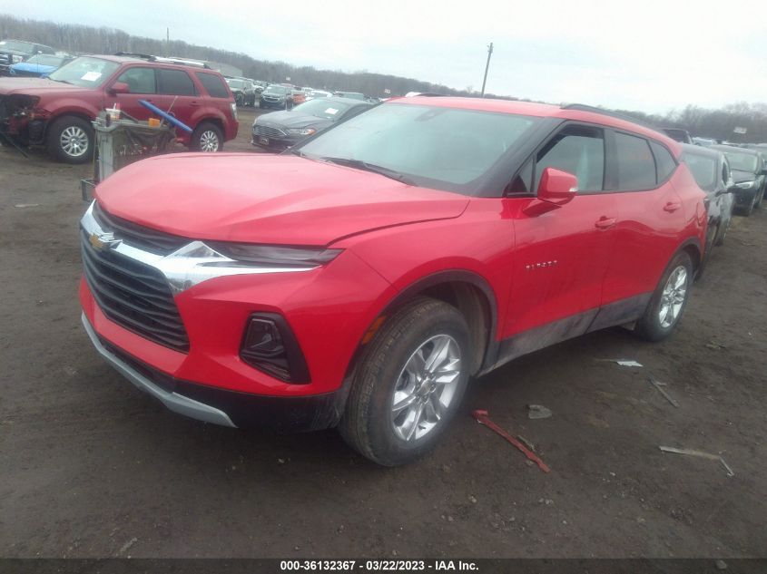 2022 CHEVROLET BLAZER LT VIN: 3GNKBHR41NS232671