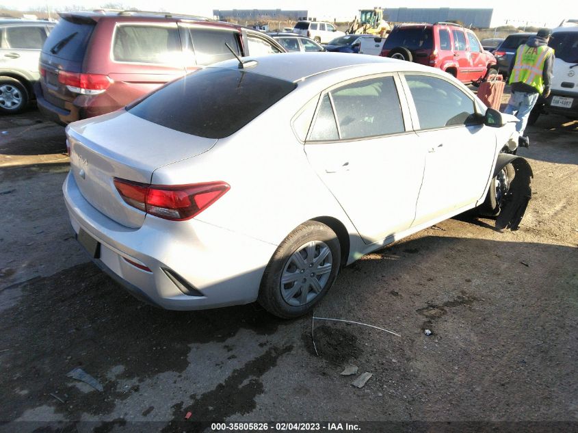 2022 KIA RIO LX VIN: 3KPA24AD6NE444053