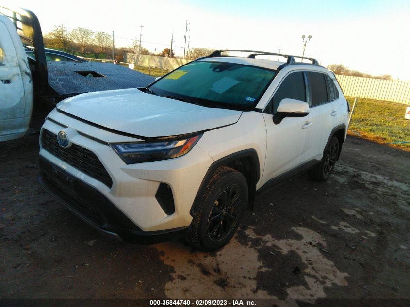 2022 TOYOTA RAV4 HYBRID SE VIN: 4T3T6RFV0NU075917