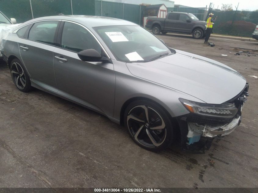 2022 HONDA ACCORD SEDAN SPORT VIN: 1HGCV1F37NA036440