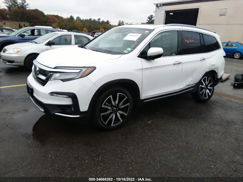 2021 HONDA PILOT ELITE VIN: 5FNYF6H05MB079083