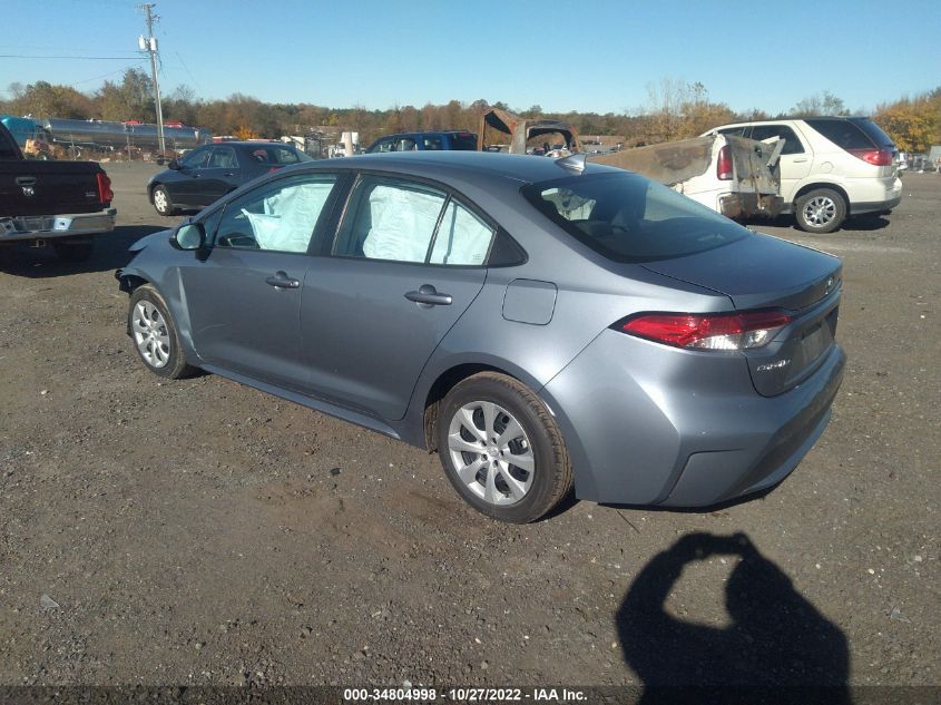 2021 TOYOTA COROLLA LE VIN: 5YFEPMAE6MP220788
