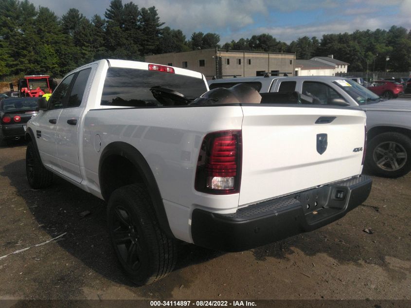 2021 RAM 1500 CLASSIC WARLOCK VIN: 1C6RR7GG8MS556261