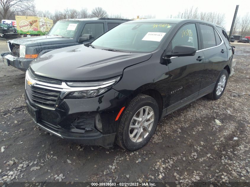 2022 CHEVROLET EQUINOX LT VIN: 3GNAXUEVXNL112138