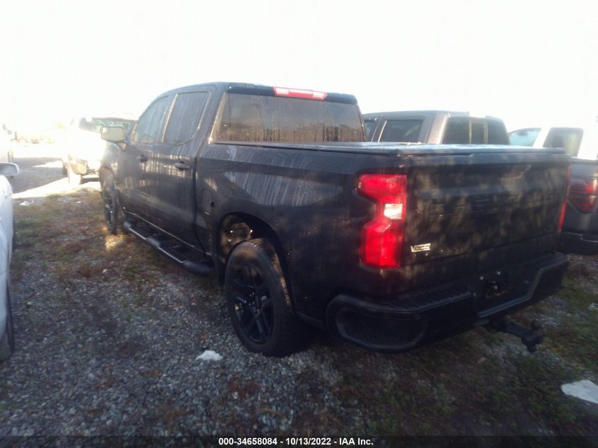 2021 CHEVROLET SILVERADO 1500 CUSTOM VIN: 1GCPWBEK0MZ423441