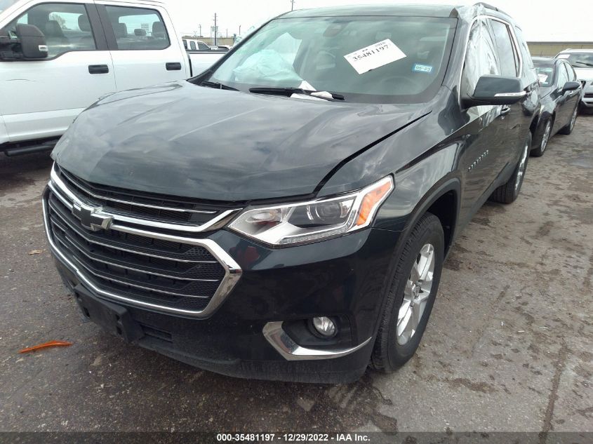 2021 CHEVROLET TRAVERSE LT CLOTH VIN: 1GNERGKW2MJ148986