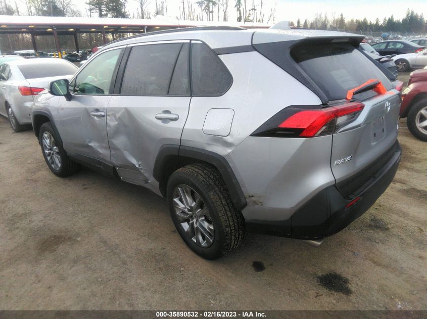 2022 TOYOTA RAV4 XLE PREMIUM VIN: 2T3A1RFV4NC318734