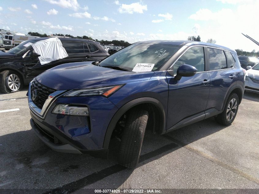 2022 NISSAN ROGUE SV VIN: 5N1BT3BB9NC681048