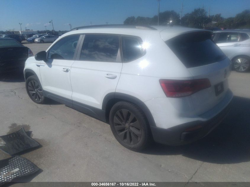 2022 VOLKSWAGEN TAOS S VIN: 3VVDX7B20NM009582