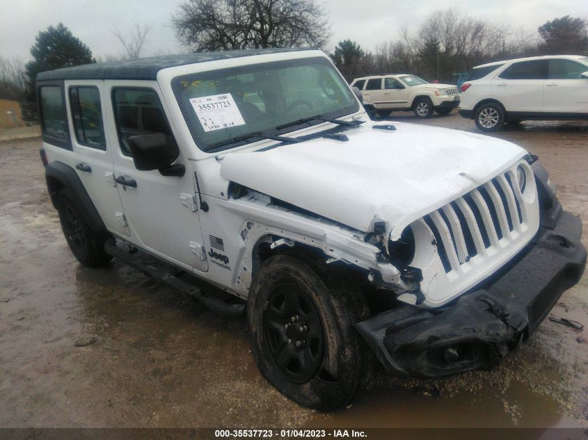 2022 JEEP WRANGLER UNLIMITED SPORT VIN: 1C4HJXDN0NW235534