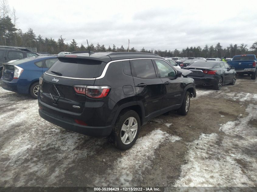 2022 JEEP COMPASS LATITUDE VIN: 3C4NJDBB6NT128987