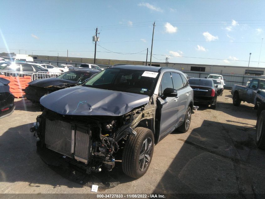 2022 KIA SORENTO EX VIN: 5XYRH4LF8NG103305