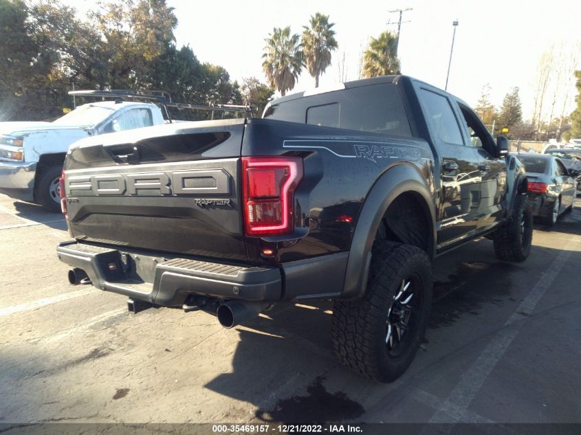 2020 FORD F-150 RAPTOR VIN: 1FTFW1RG3LFA44574