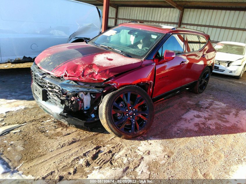 2021 CHEVROLET BLAZER RS VIN: 3GNKBKRS7MS551082